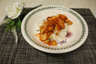 굽네몰 [굽네] 소스가 맛있는 닭가슴살 슬라이스 4종 — 5점을 준 리뷰어가 2021년 11월 올린 사용 사진
