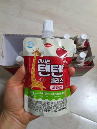 나우캠페인용 [한미사이언스] 우리 아이 튼튼, 엄마 마음 든든! 마시는텐텐 플러스 (100ml*10입) — 5점을 준 리뷰어가 2023년 12월 올린 사용 사진