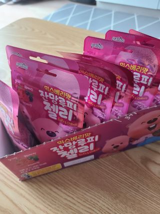 [팔도] 잔망루피젤리 믹스베리맛 42g 8개 — 5점을 준 리뷰어가 2022년 1월 올린 사용 사진