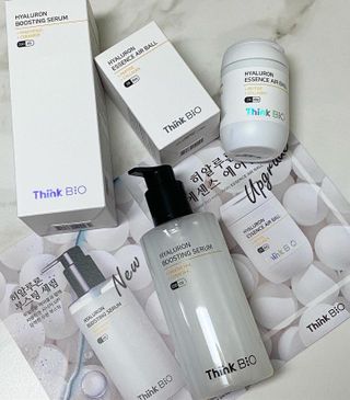 씽크바이오 히알루론 에센스 에어볼 28ea/ 부스팅 세럼 250ml 2종 세트 — 5점을 준 리뷰어가 2022년 8월 올린 사용 사진