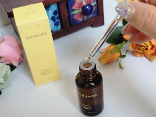 스킨큐어 산다화 비타민c 화이트닝 에센스 30ml — 5점을 준 리뷰어가 2022년 2월 올린 사용 사진