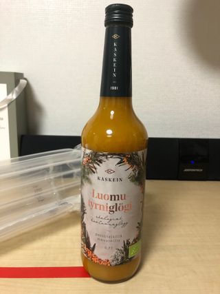 H365 [Kaskein Luomutyrniglögi] 핀란드 전통 무알콜 멀드와인 시벅톤 글로기 — 5점을 준 리뷰어가 2021년 5월 올린 사용 사진