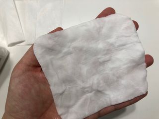 디어엘로디 프리미엄 유기농 베이비 솜티슈 40매 3 + 1 PACK — 5점을 준 리뷰어가 2021년 2월 올린 사용 사진