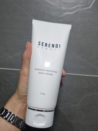 세렌디뷰티 퓨어델라 부스팅 바디크림 — 5점을 준 리뷰어가 2021년 8월 올린 사용 사진