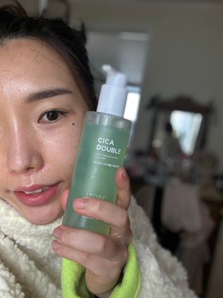 아이토리 시카 앰플 더블 클렌저 — 4.5점을 준 리뷰어가 2023년 1월 올린 사용 사진