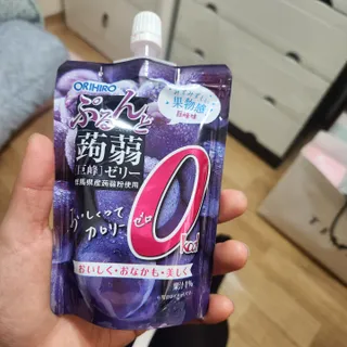 ORIHIRO 오리히로 곤약젤리 제로칼로리 130g 4종 4팩(맛별로 1팩씩) — 5점을 준 리뷰어가 2023년 1월 올린 사용 사진