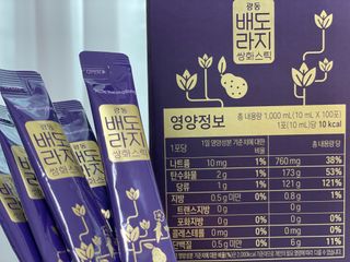 광동생활건강 나우 [광동] 배도라지 쌍화스틱 10mL x 100포 — 5점을 준 리뷰어가 2023년 11월 올린 사용 사진