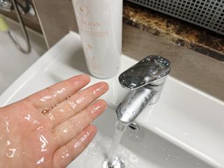 프리[닥터문] 유산균 락토케어 질경초 여성청결제 1000ml (젤타입) — 5점을 준 리뷰어가 2022년 6월 올린 사용 사진