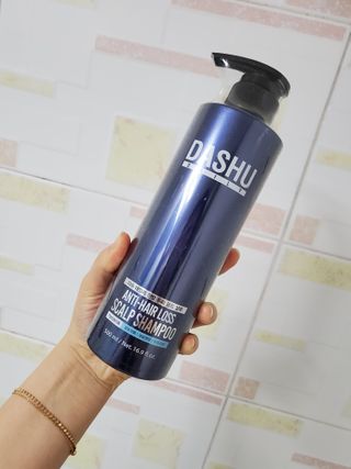 다슈코리아 다슈 데일리 단백질 한방 두피 골드 샴푸 500ml — 5점을 준 리뷰어가 2021년 1월 올린 사용 사진