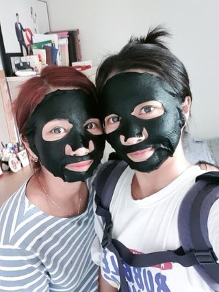 아노브코스메틱스 리커버 마스크팩 — 5점을 준 리뷰어가 2021년 11월 올린 사용 사진