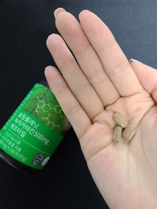 슬림플래닛 녹차카테킨 500mg 애프터밀 — 4점을 준 리뷰어가 2021년 3월 올린 사용 사진