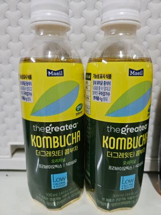 더그레잇티 콤부차 [매일유업] 더그레잇티 44kcal 콤부차 300ml *12개입 (오리지널 6개+베리리치 6개) — 5점을 준 리뷰어가 2023년 8월 올린 사용 사진