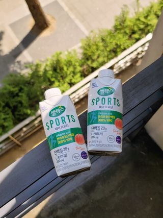 셀렉스스포츠 셀렉스 스포츠 웨이 프로틴 복숭아_ 330ml x 12팩 — 5점을 준 리뷰어가 2021년 4월 올린 사용 사진