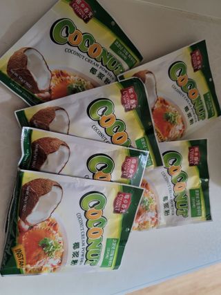 [유픽] 코코넛 커리부터 칵테일까지, 춘광 코코넛 크림 파우더 3입, 2세트, 총 6개 — 5점을 준 리뷰어가 2021년 2월 올린 사용 사진