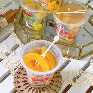 돌 MF[Dole] 파인애플컵/망고컵/복숭아컵 198g 6입X1박스 (맛 1가지 랜덤 발송) — 5점을 준 리뷰어가 2023년 6월 올린 사용 사진
