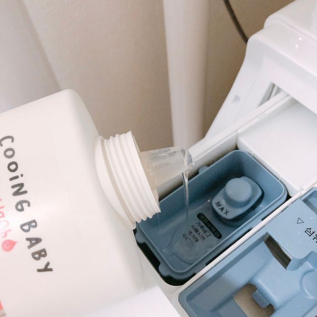 쿠잉베이비 에어워시 세탁세제,섬유유연제 1L 리뷰 사진