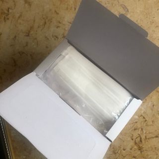 위케어 원데이 덴탈마스크 50매 화이트 대형 국내생산 — 5점을 준 리뷰어가 2021년 2월 올린 사용 사진