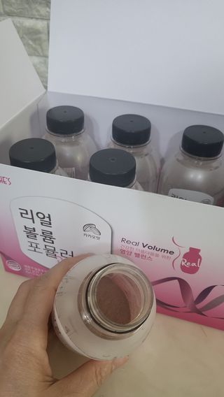 래디 리얼볼륨포뮬러 1박스(8개입) — 5점을 준 리뷰어가 2022년 3월 올린 사용 사진