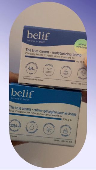 빌리프 더 트루 크림 - 모이스춰라이징 밤 / 더 트루 크림 - 아쿠아 밤 — 5점을 준 리뷰어가 2024년 1월 올린 사용 사진