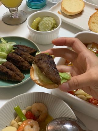 한성기업 명란한 떡갈비 — 5점을 준 리뷰어가 2021년 10월 올린 사용 사진