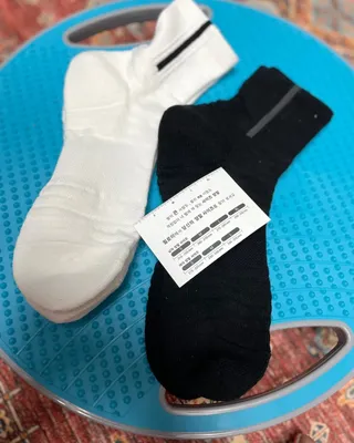 [사이즈가 있는 양말 필로이] 남자 골프 스포츠 발목 양말 2족 세트【 S, M, L, XL】4가지 사이즈 — 5점을 준 리뷰어가 2022년 7월 올린 사용 사진