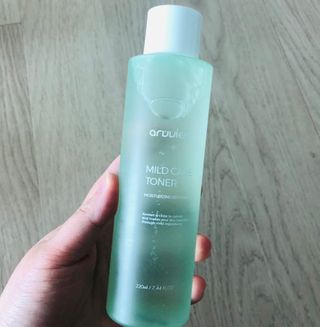아르비엔 마일드케어 비건 수분진정토너 — 4점을 준 리뷰어가 2021년 1월 올린 사용 사진