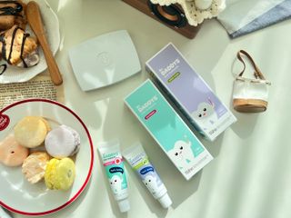 닥터데디스 안심저불소 키즈치약 (라즈베리, 청포도향 중 택 1) 60g +  여행용 미니 치약 15g — 5점을 준 리뷰어가 2022년 10월 올린 사용 사진