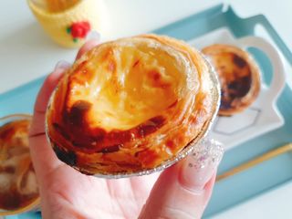 디앙뜨 포르투갈 에그타르트 오리지널 맛+패션후르츠+초콜릿타르트 맛 중 택1 — 5점을 준 리뷰어가 2021년 7월 올린 사용 사진
