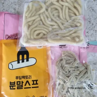 [푸딩팩토리] 로제누들떡볶이 500g / 까르보나라크림누들떡볶이 500g — 5점을 준 리뷰어가 2022년 7월 올린 사용 사진
