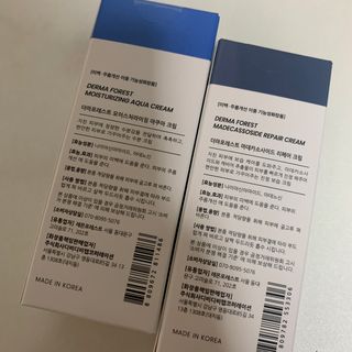 더마포레스트 마데카소사이드 리페어 크림,  모이스처라이징 아쿠아크림 — 5점을 준 리뷰어가 2021년 8월 올린 사용 사진