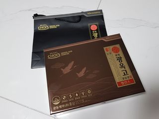 [광동제약] 광옥고 홍삼 본 밸런스 1박스 30포 — 5점을 준 리뷰어가 2021년 9월 올린 사용 사진