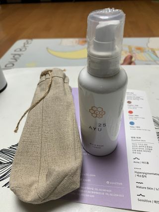 AYU25[아유트웬티파이브] 피부건강에 꼭 필요한 pH 약산성 와일드 로즈토너 — 4.5점을 준 리뷰어가 2021년 3월 올린 사용 사진