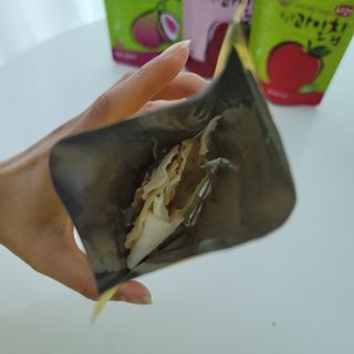 아비삭과일칩 5종 /딸기,사과,배,귤,무화과 5종 — 2.5점을 준 리뷰어가 2021년 4월 올린 사용 사진