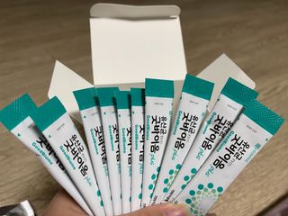 프리마인 유산균 국가지정연구소 선정, 살아있는 생유산균 200억 마리의 힘. 유산균n굿바이옴플러스 — 5점을 준 리뷰어가 2021년 12월 올린 사용 사진