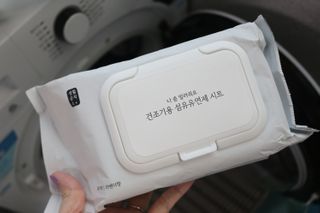 [생활공작소] 건조기용 섬유유연제 시트 80매 x 2입 — 5점을 준 리뷰어가 2021년 2월 올린 사용 사진