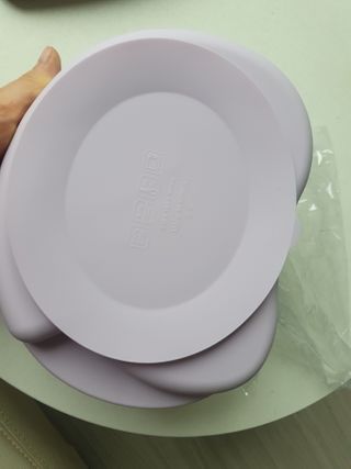 유비맘 캐릭터 실리콘 흡착 식판_색상 랜덤발송 — 5점을 준 리뷰어가 2021년 1월 올린 사용 사진