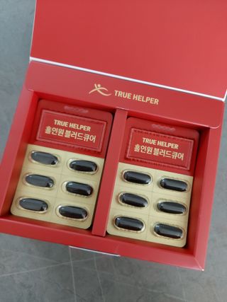 트루헬퍼 홀인원 블러드큐어 혈행+혈압+콜레스테롤 한번에 1박스 1개월 — 5점을 준 리뷰어가 2023년 2월 올린 사용 사진