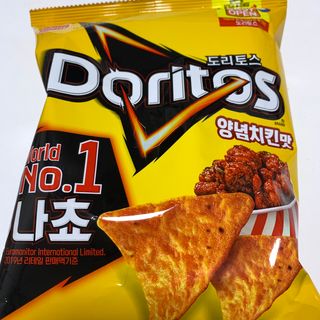 롯데제과 도리토스 양념치킨맛 — 5점을 준 리뷰어가 2021년 4월 올린 사용 사진