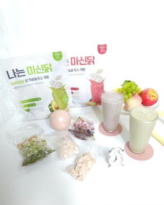 수플먼트 나는 마신닭!! 닭가슴살 주스키트, 먹기 힘들었던 닭가슴살 이제는 마시자 — 5점을 준 리뷰어가 2023년 7월 올린 사용 사진