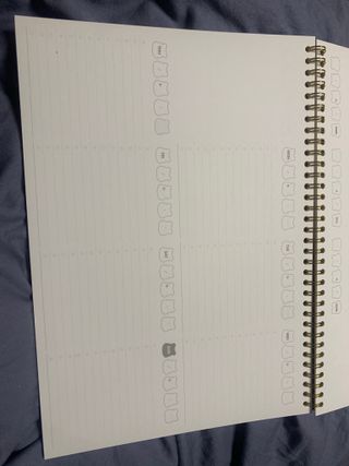 리훈 곰부 체크리스트+ 곰부 리무버블스티커 1장 — 4.5점을 준 리뷰어가 2021년 5월 올린 사용 사진
