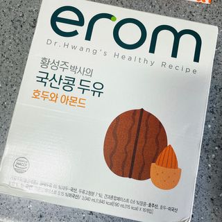 이롬 erom 황성주박사의 국산콩 두유 호두와 아몬드 — 4점을 준 리뷰어가 2020년 12월 올린 사용 사진