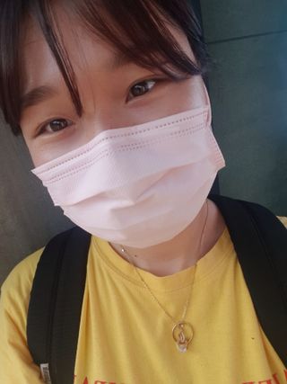 에어에이드 컬러 덴탈 마스크 — 5점을 준 리뷰어가 2021년 8월 올린 사용 사진