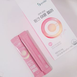 [인디닥터] 면역 생생 핑크 이뮨 젤리 — 5점을 준 리뷰어가 2022년 5월 올린 사용 사진