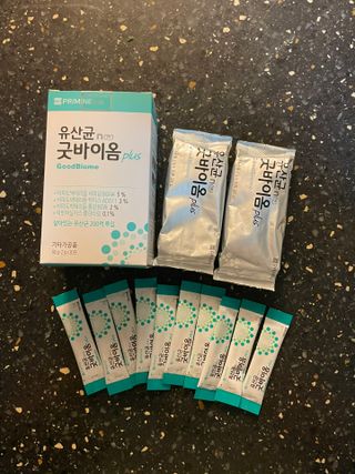 프리마인 유산균 국가지정연구소 선정, 살아있는 생유산균 200억 마리의 힘. 유산균n굿바이옴플러스 — 5점을 준 리뷰어가 2021년 9월 올린 사용 사진