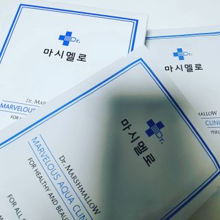 닥터마시멜로 닥터마스멜로 마블러스 아쿠아 클리닉 마스크 — 5점을 준 리뷰어가 2021년 6월 올린 사용 사진