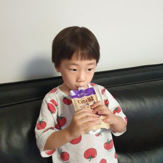 [몸엔용] 우리 아이 건강간식, 달콤한 녹용곤약젤리 디어팡 4종 — 5점을 준 리뷰어가 2021년 8월 올린 사용 사진