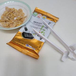 칩스틱 과자젓가락 게이밍젓가락 2ea / KC인증 식품용 — 5점을 준 리뷰어가 2021년 10월 올린 사용 사진