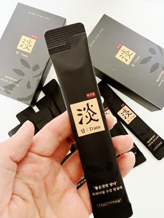 담소은 자극없는 무알콜 휴대용 한방가글 스틱 가글담 — 5점을 준 리뷰어가 2023년 2월 올린 사용 사진