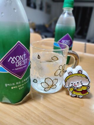 몽베스트 Montbest with Sparkling water Plain 20병 — 5점을 준 리뷰어가 2022년 9월 올린 사용 사진