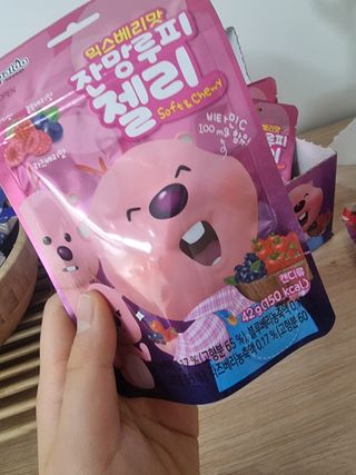 [팔도] 잔망루피젤리 믹스베리맛 42g 8개 — 5점을 준 리뷰어가 2022년 2월 올린 사용 사진